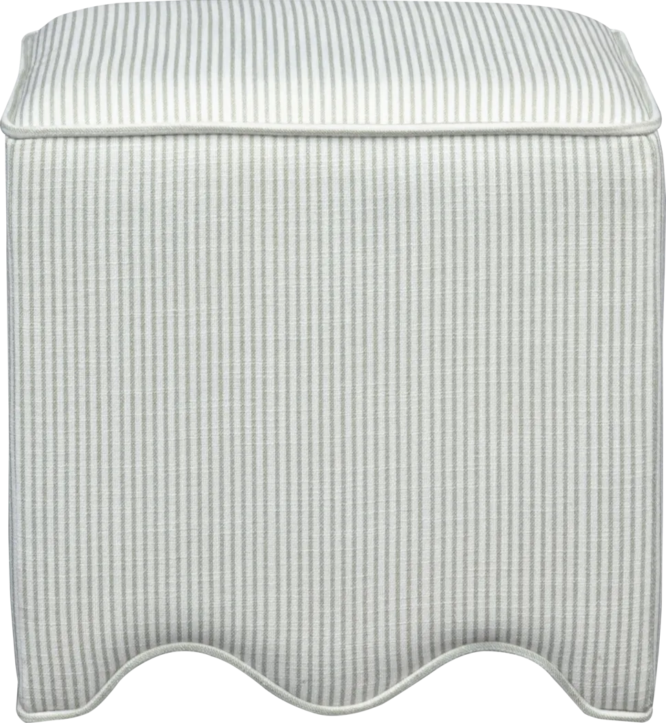 Frances Beige Ottoman - Thumbnail - Image 2