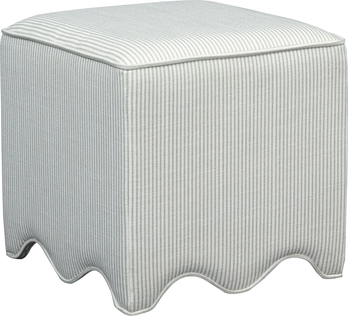 Frances Beige Ottoman - Thumbnail - Image 1