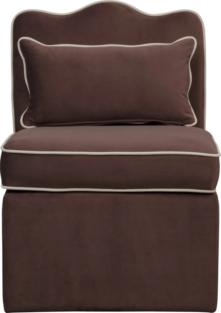 Frances Brown Accent Chair - Thumbnail - Image 2