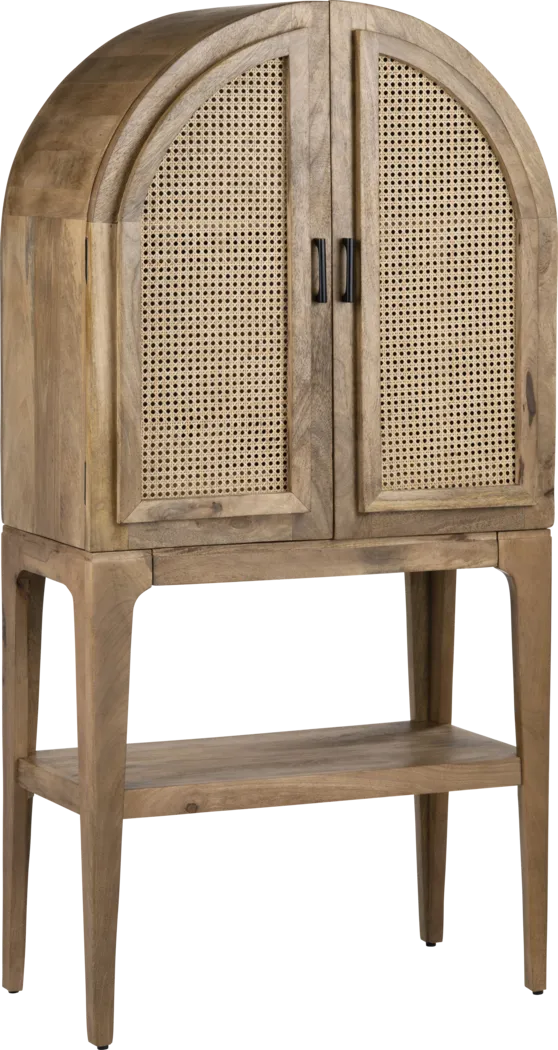 Francine Brown Bar Cabinet - Thumbnail - Image 2