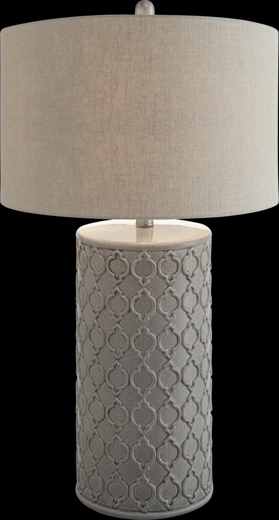 Francis Crossing Gray Lamp - Thumbnail - Image 1