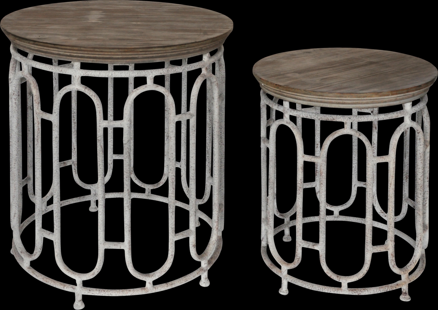 Francis Lane Brown Nesting Tables, Set of 2 - Thumbnail - Image 1