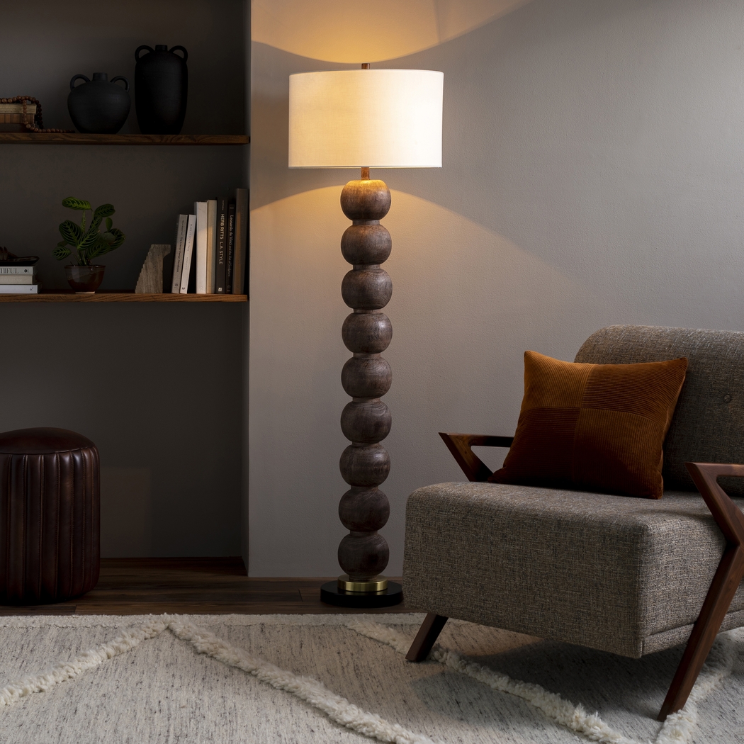 Franciscan Cove Brown Floor Lamp - Thumbnail - Image 2