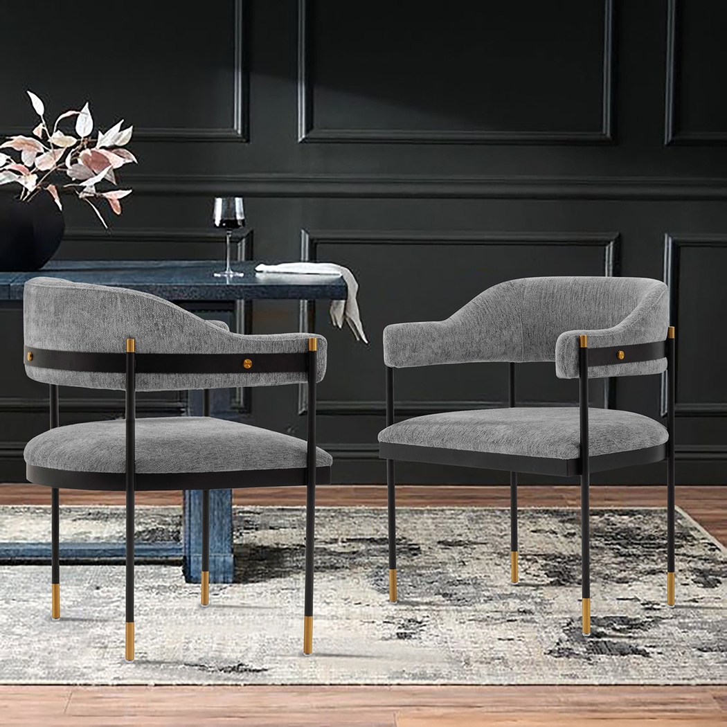 Franconia Gray Arm Chair - Thumbnail - Image 2