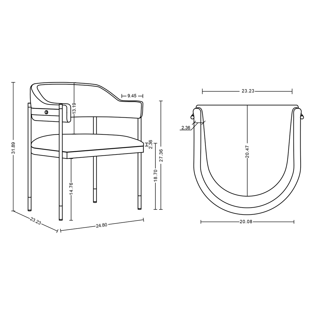 Franconia Gray Arm Chair - Thumbnail - Image 10