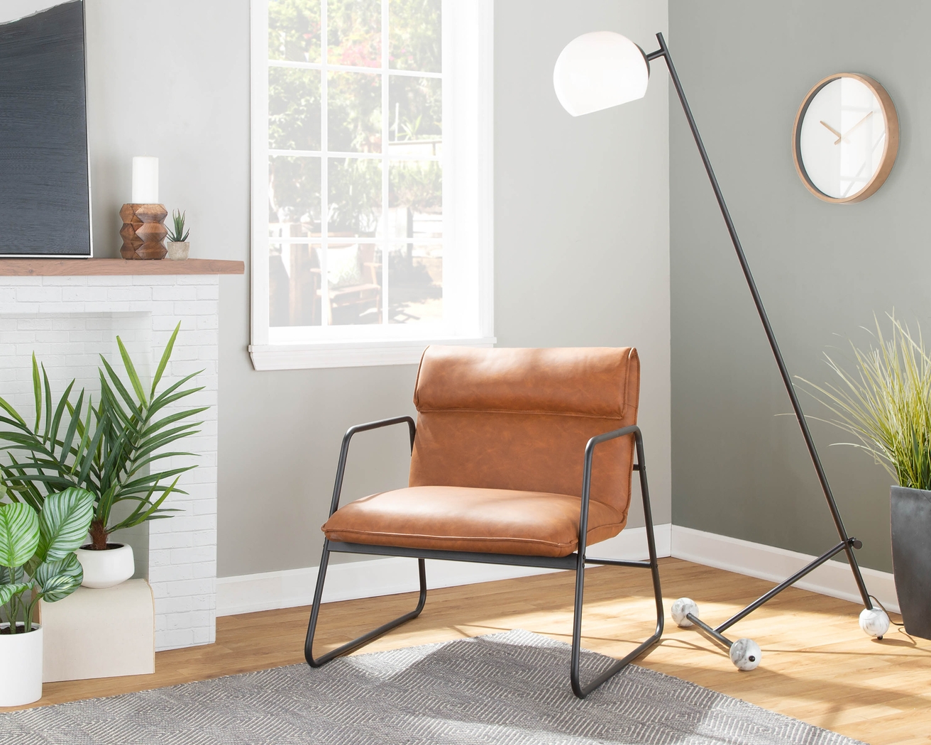 Francrest Camel Accent Chair - Thumbnail - Image 7