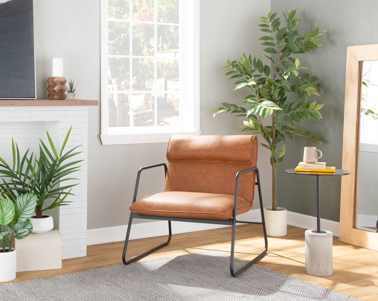 Francrest Camel Accent Chair - Thumbnail - Image 8