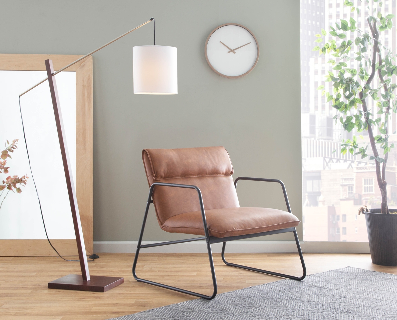 Francrest Camel Accent Chair - Thumbnail - Image 9