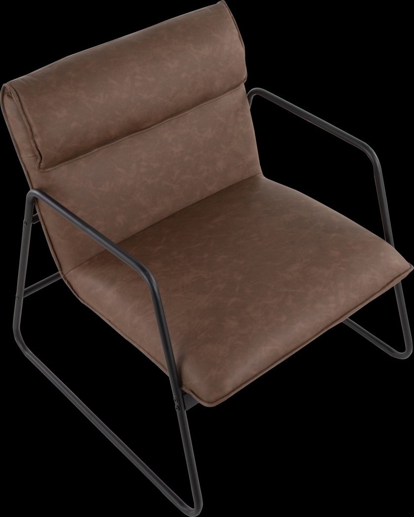 Francrest Espresso Accent Chair - Thumbnail - Image 6