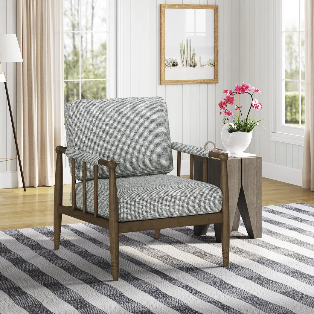Frankfurt Brown Accent Chair - Thumbnail - Image 4