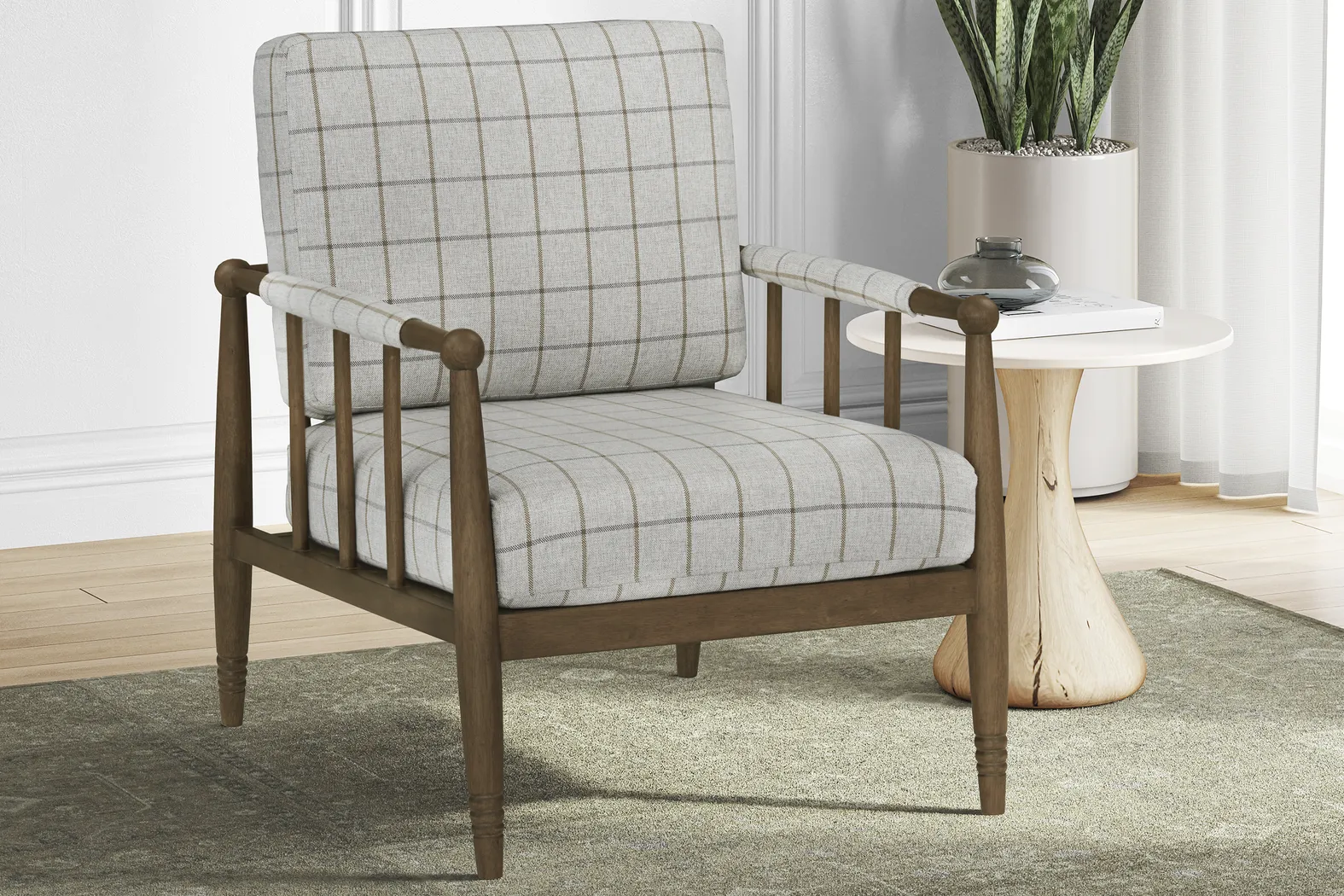 Frankfurt Caramel Accent Chair - Thumbnail - Image 4