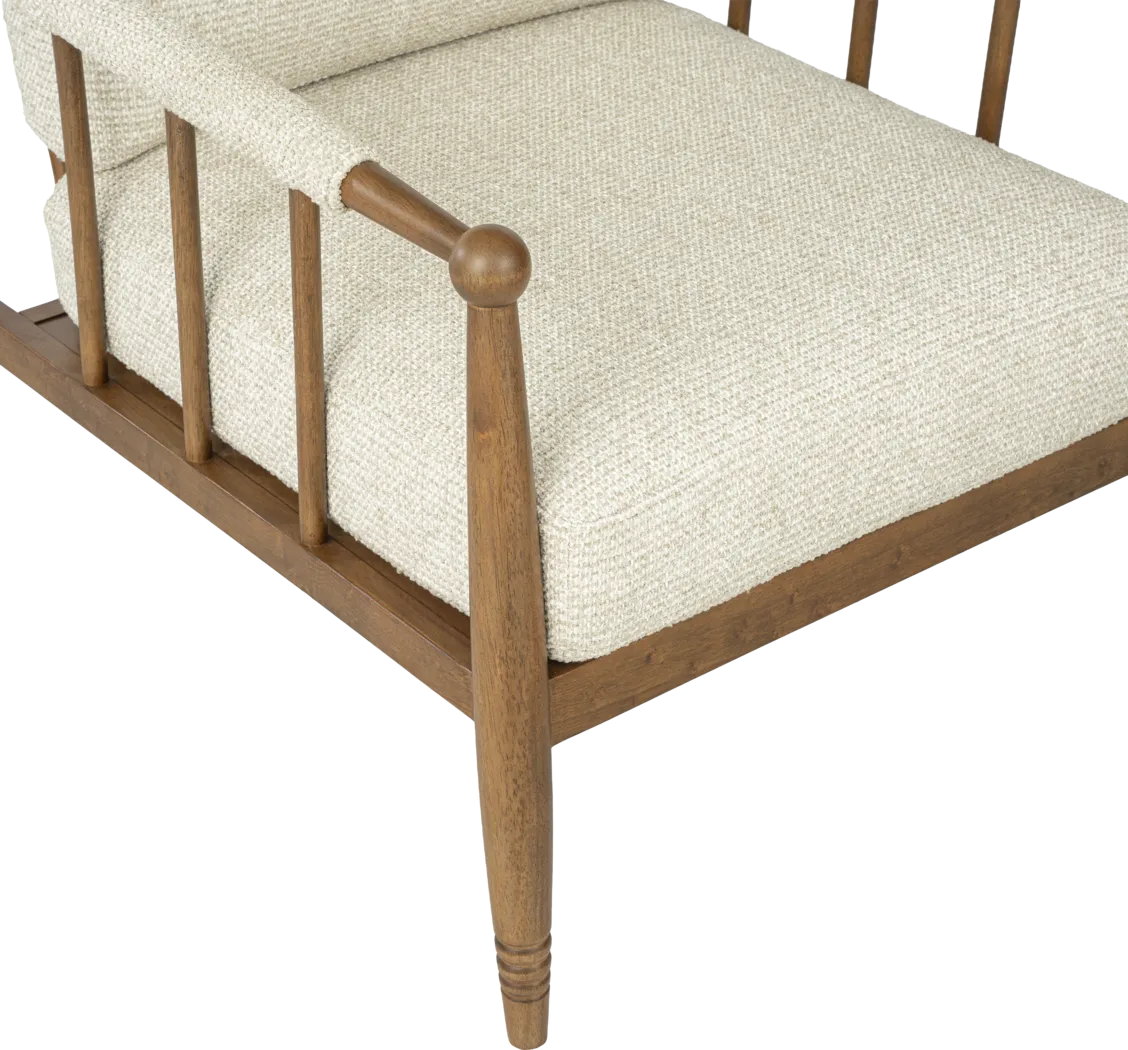 Frankfurt Sand Accent Chair - Thumbnail - Image 4