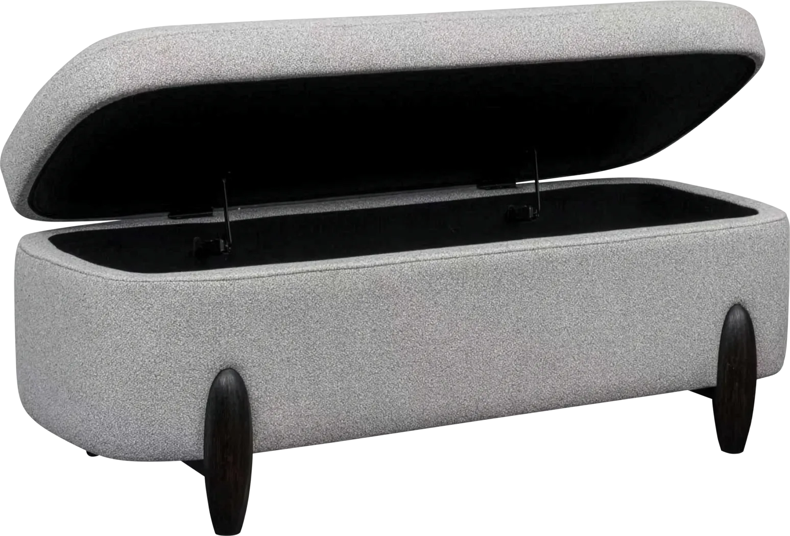 Franklin Gray Storage Bench - Thumbnail - Image 2