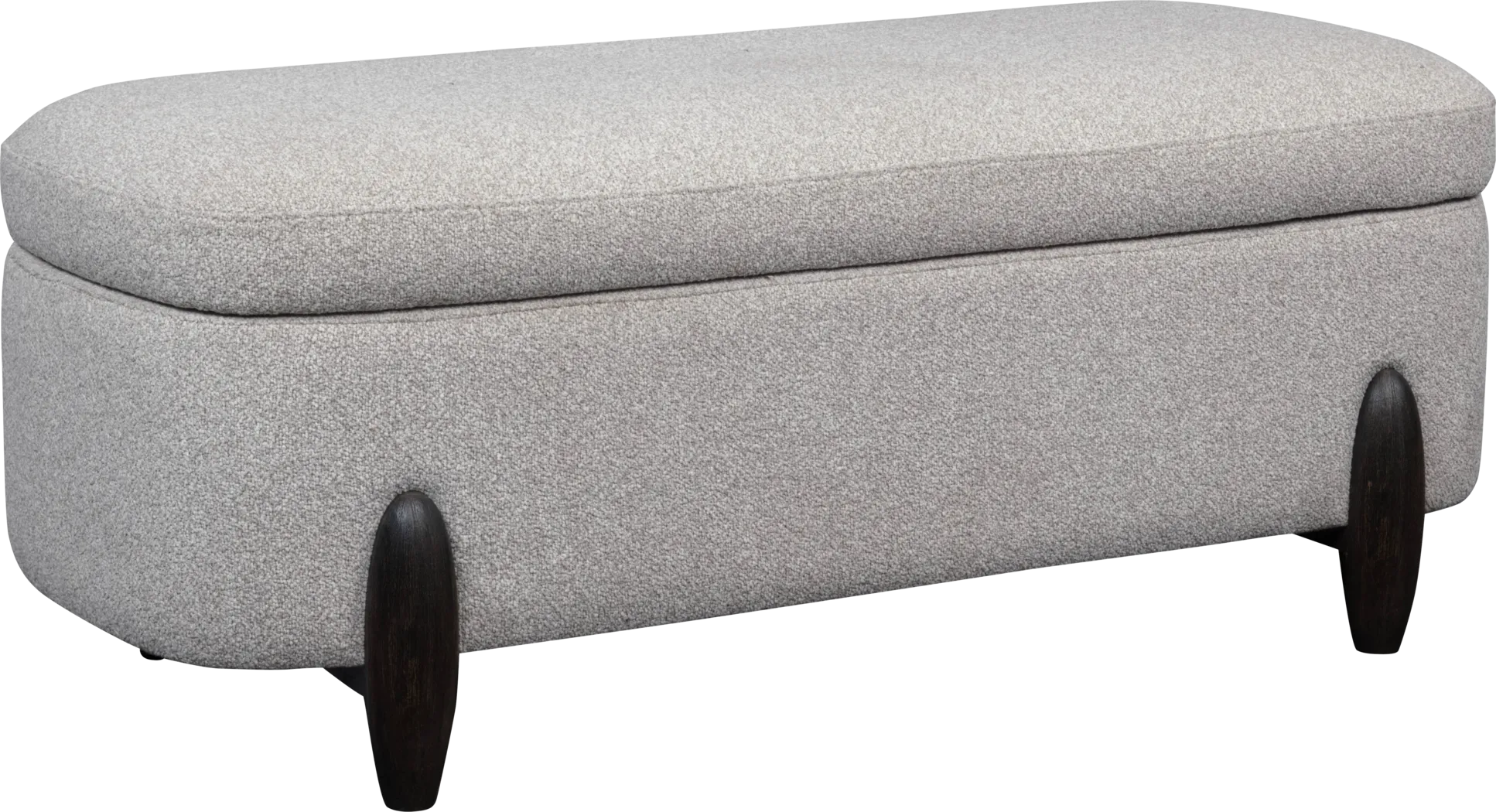 Franklin Gray Storage Bench - Thumbnail - Image 3