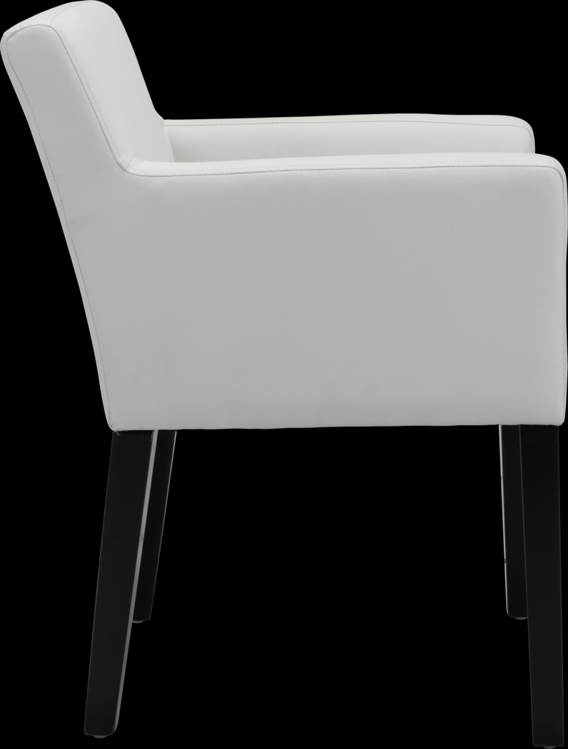 Franklin Hill White Arm Chair - Thumbnail - Image 3