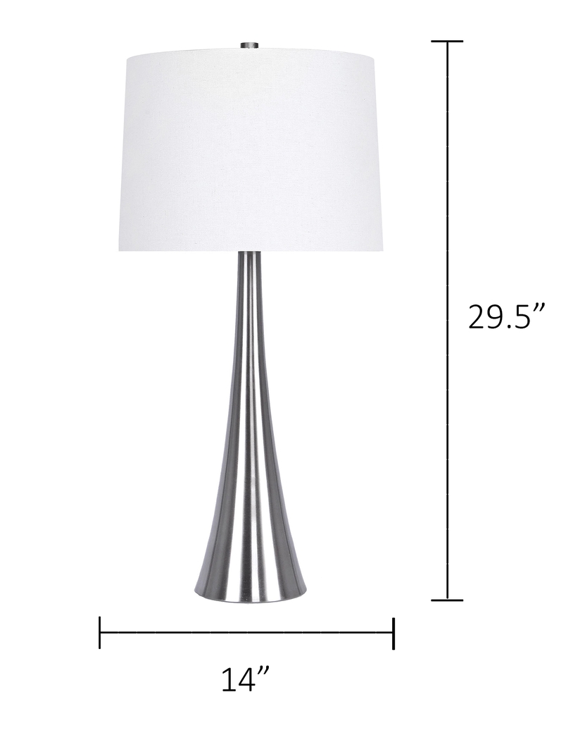 Frantz Street Silver Table Lamps, Set of 2 - Thumbnail - Image 5