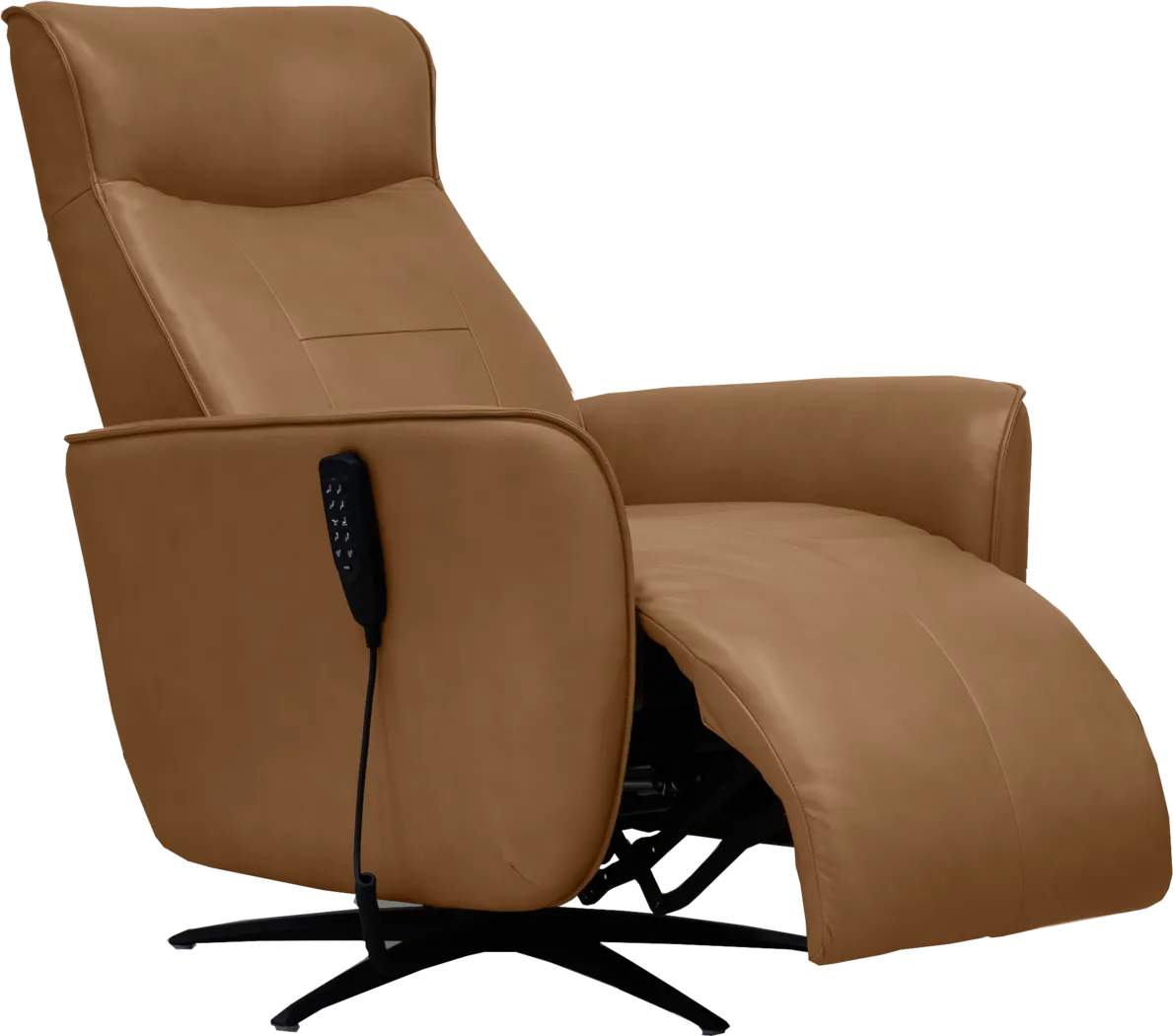 Fraser Camel Triple Power Recliner - Thumbnail - Image 1