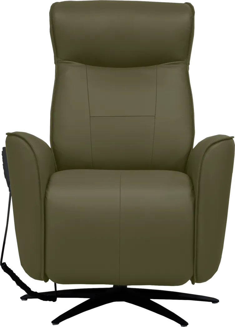 Fraser Olive Triple Power Recliner - Thumbnail - Image 2