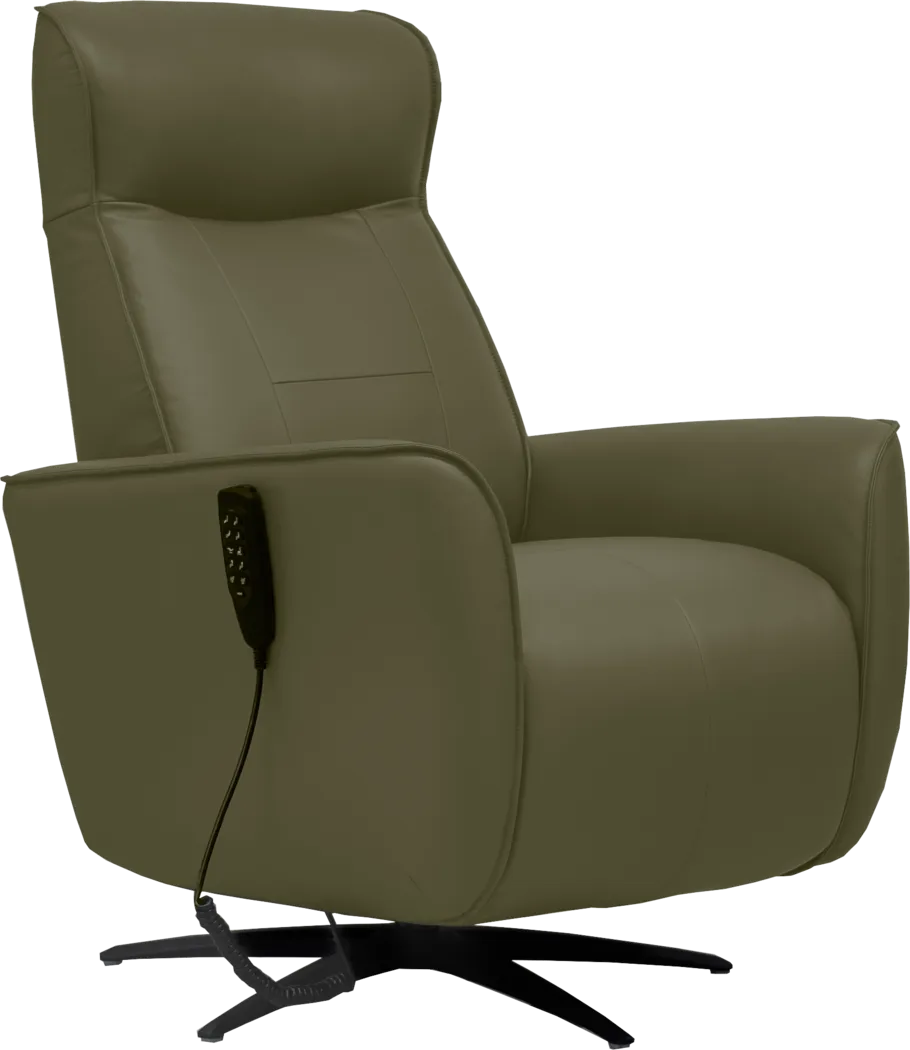 Fraser Olive Triple Power Recliner - Thumbnail - Image 3
