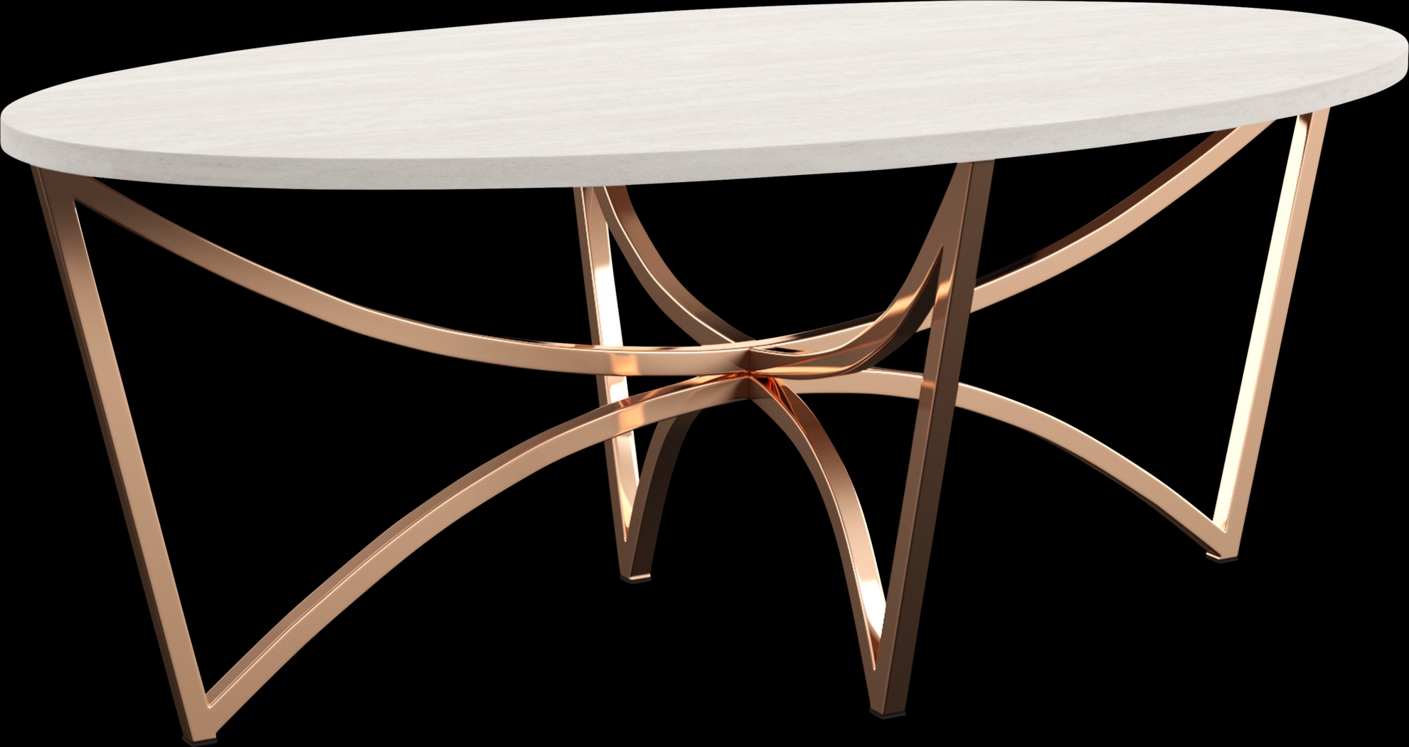 Fratessa Gold Cocktail Table - Thumbnail - Image 1