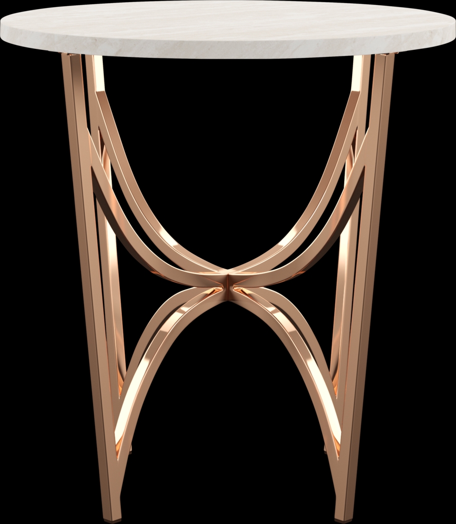 Fratessa Gold End Table - Thumbnail - Image 3