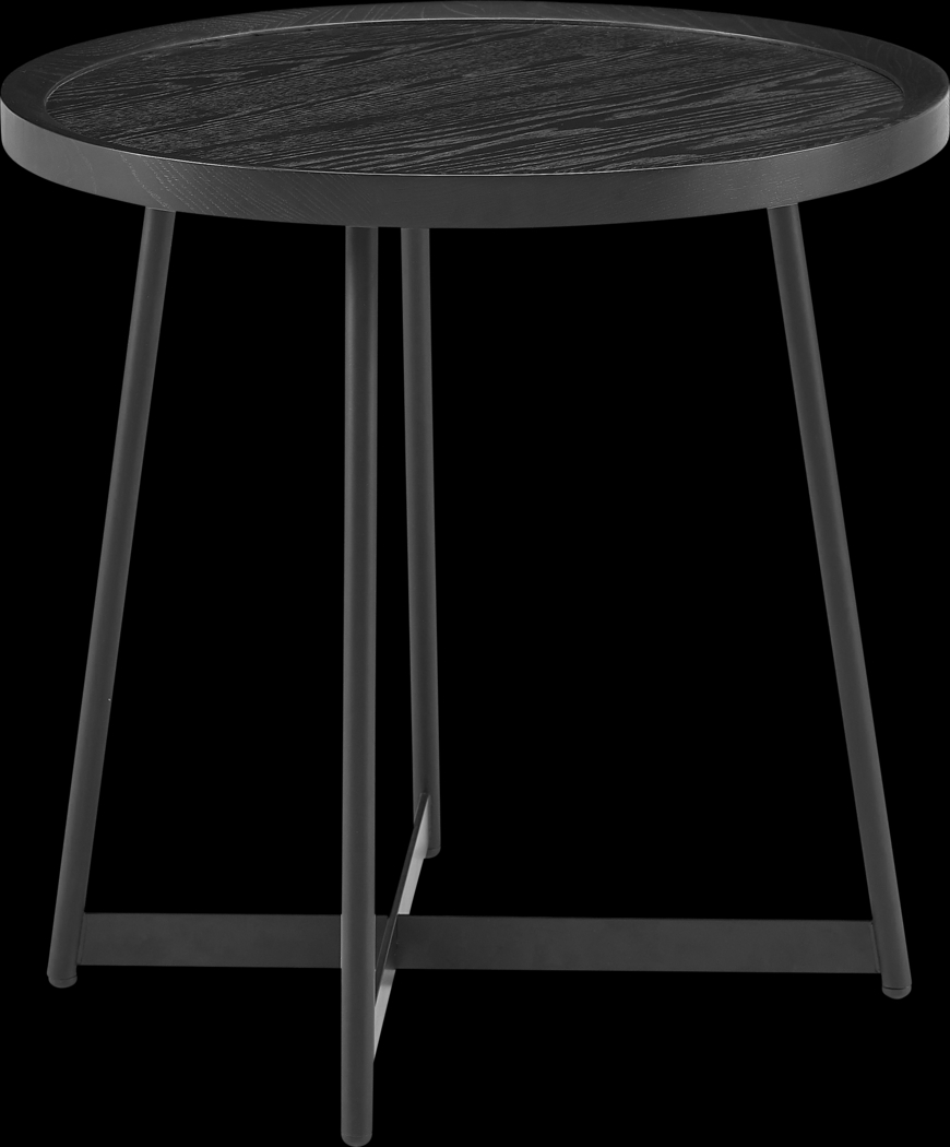 Fraust Black End Table - Thumbnail - Image 3