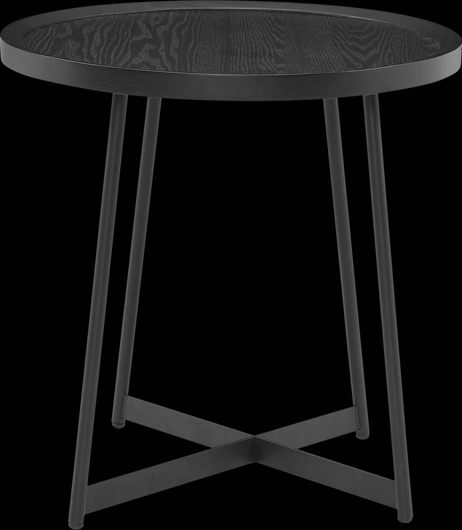 Fraust Black End Table - Thumbnail - Image 4