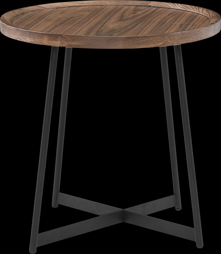 Fraust Brown End Table - Thumbnail - Image 2