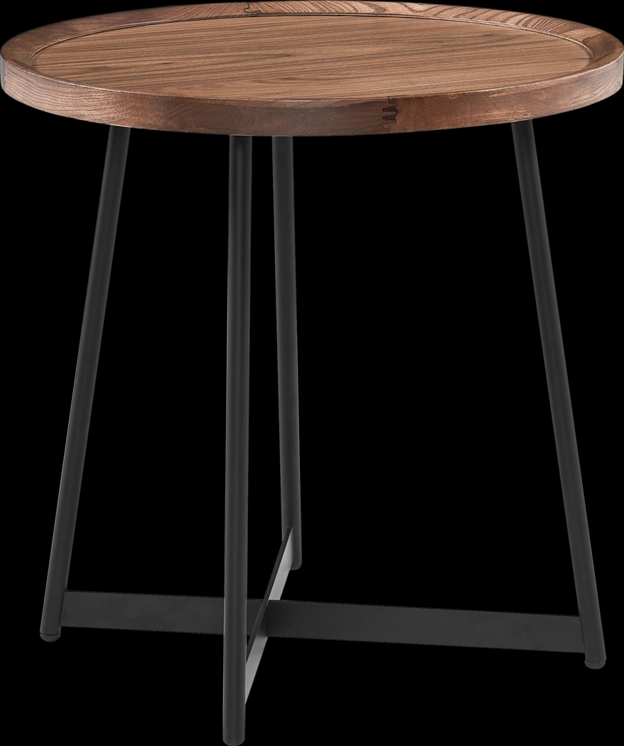 Fraust Brown End Table - Thumbnail - Image 1