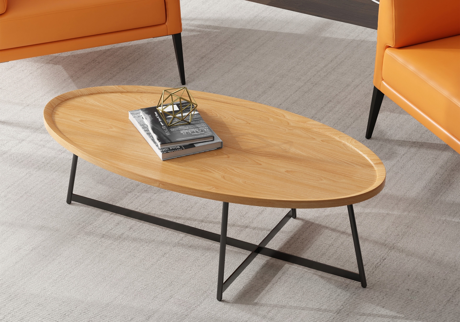 Fraust Oak Cocktail Table - Thumbnail - Image 2