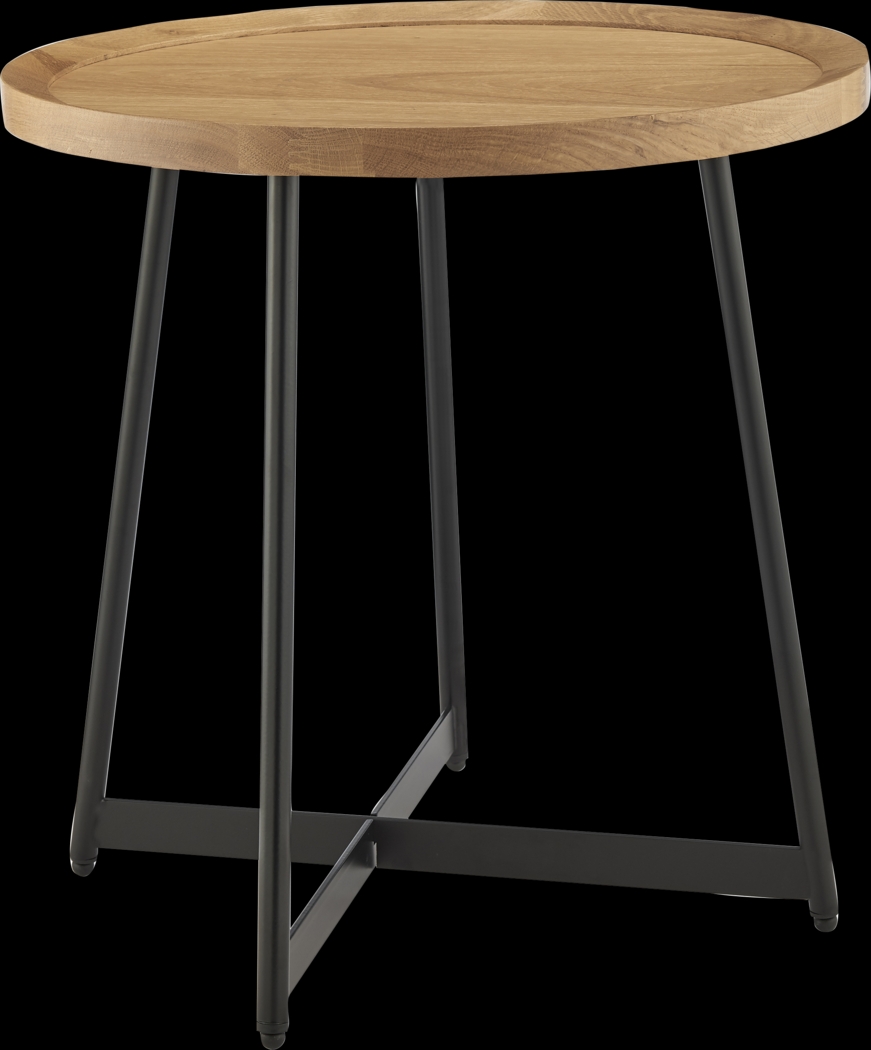 Fraust Oak End Table - Thumbnail - Image 3