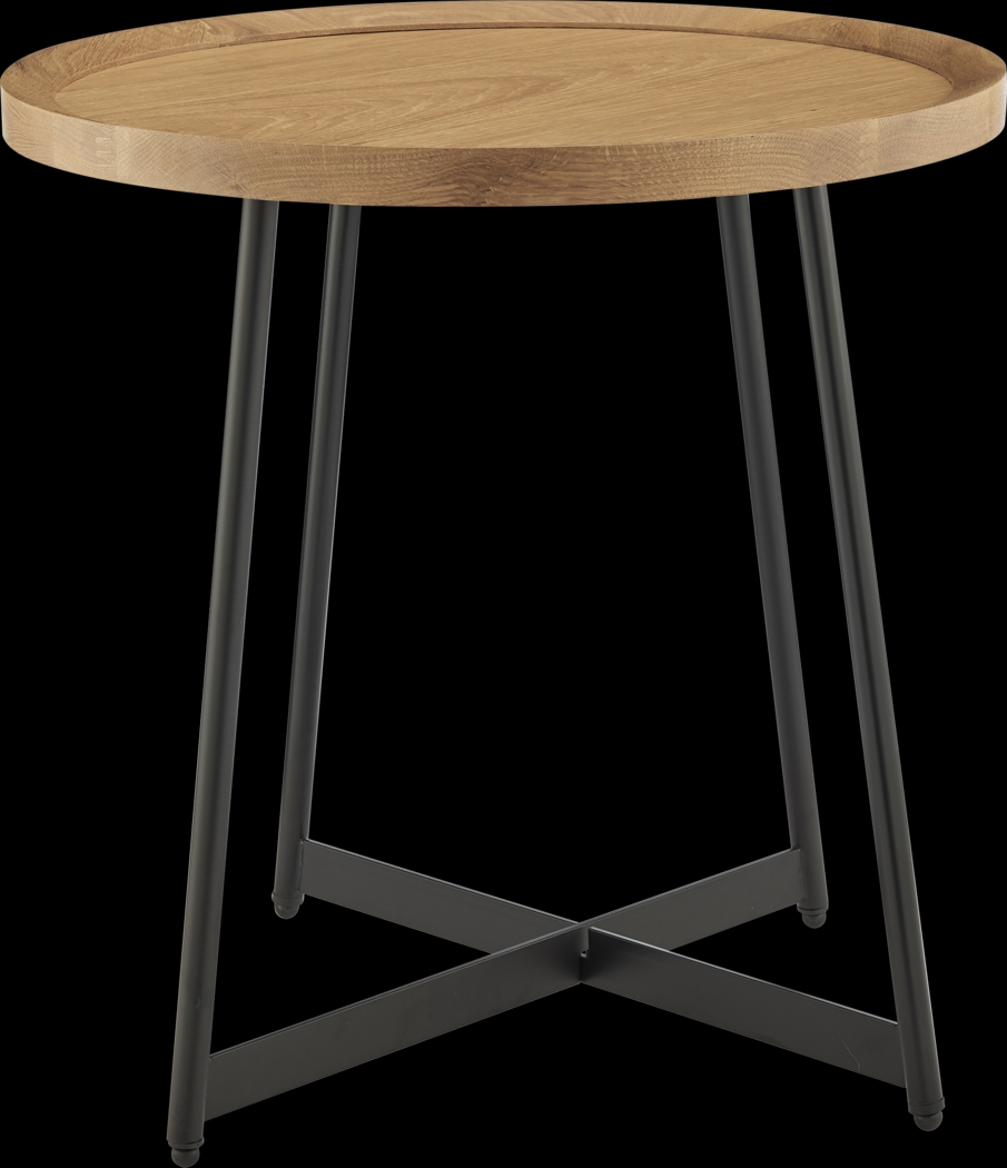 Fraust Oak End Table - Thumbnail - Image 1