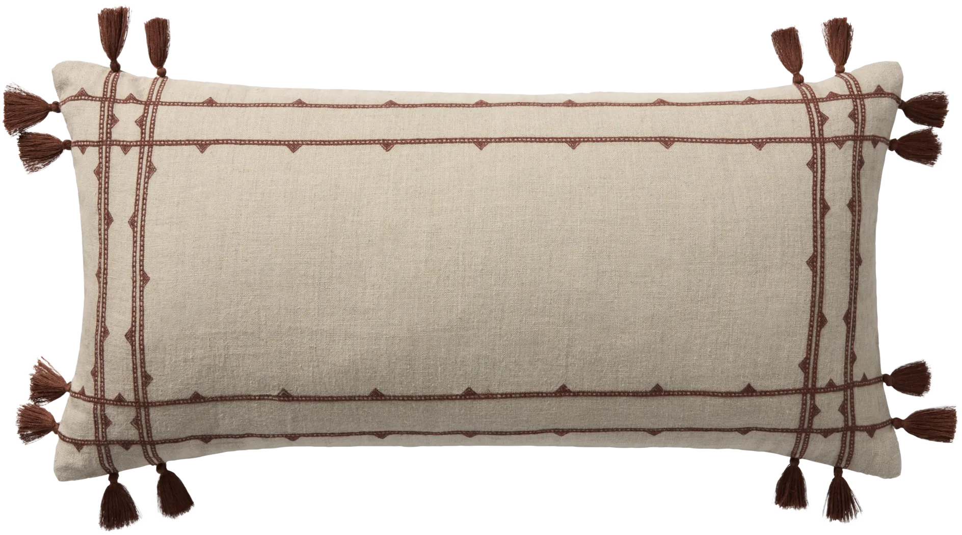 Fray Rust Accent Pillow - Thumbnail - Image 1