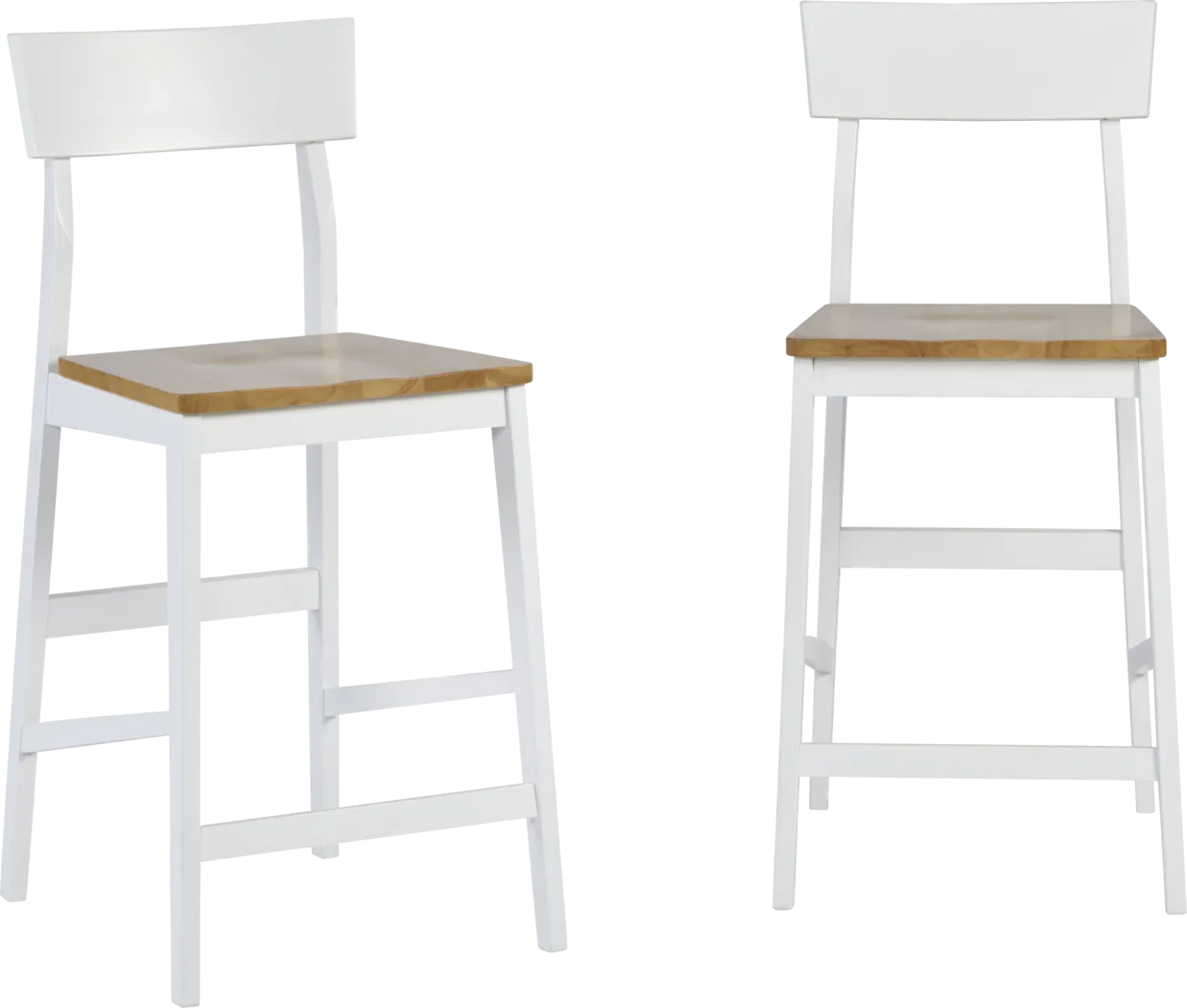 Frear Brown Counter Stool, Set of 2 - Thumbnail - Image 1