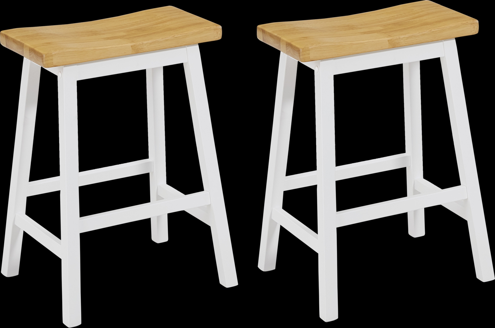 Frear Light Oak Counter Stool, Set of 2 - Thumbnail - Image 1