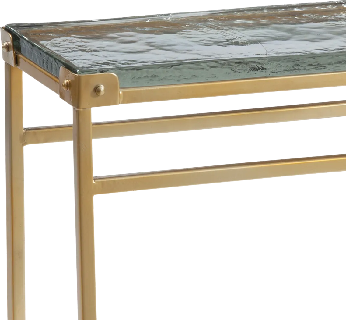 Frechette Gold Accent Table - Thumbnail - Image 2