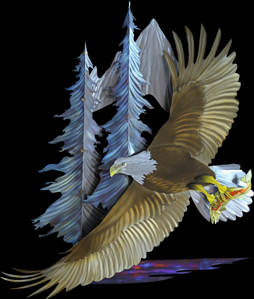Freedom Eagle Outdoor Wall Art - Thumbnail - Image 1