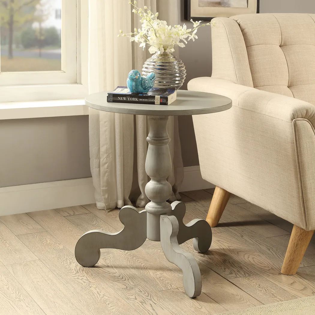 Freida Gray Accent Table - Thumbnail - Image 2
