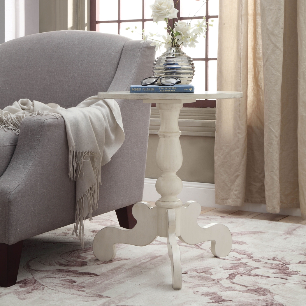 Freida White Accent Table - Thumbnail - Image 2