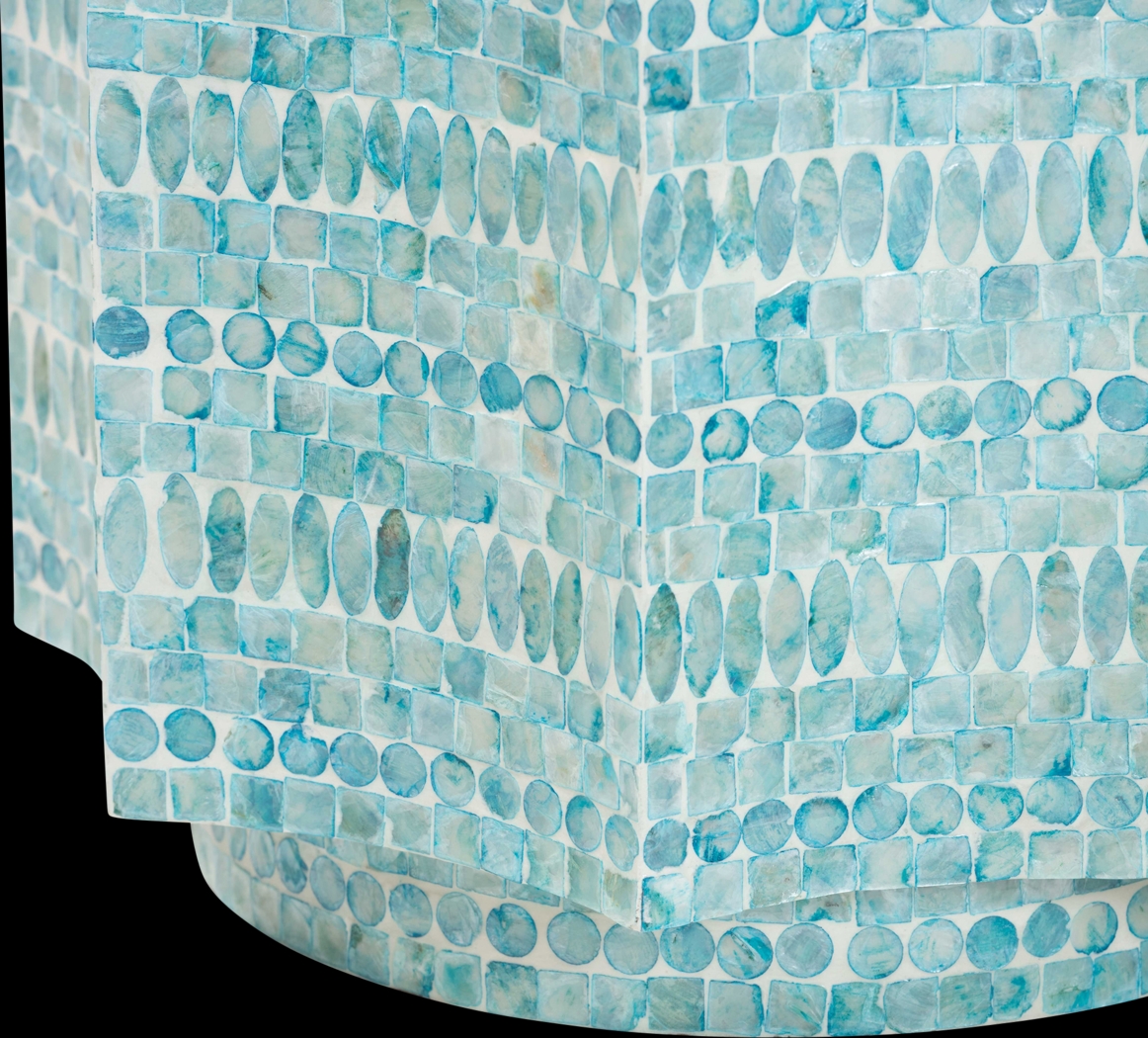 Freiday Blue End Table - Thumbnail - Image 4