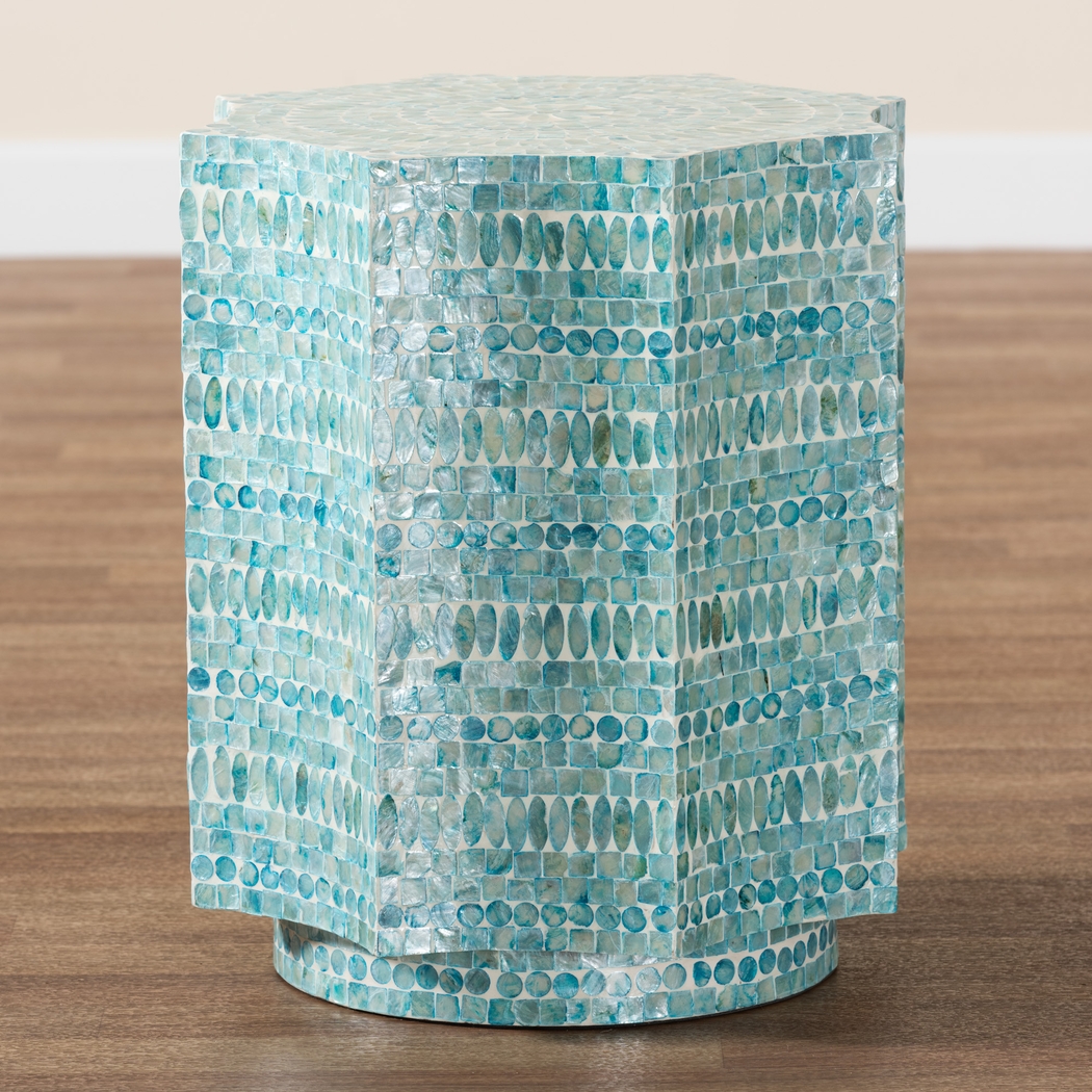 Freiday Blue End Table - Thumbnail - Image 6