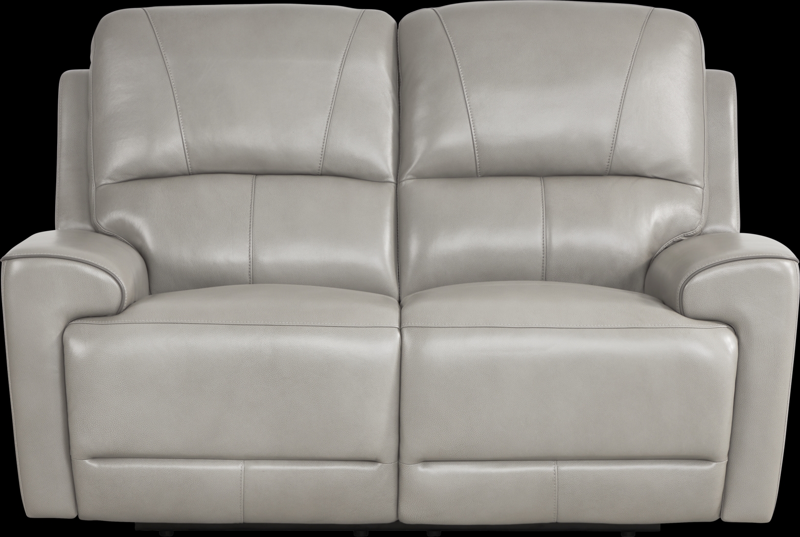 Fremont Gray Leather 8 Pc Living Room with Dual Power Reclining Sofa - Thumbnail - Image 6