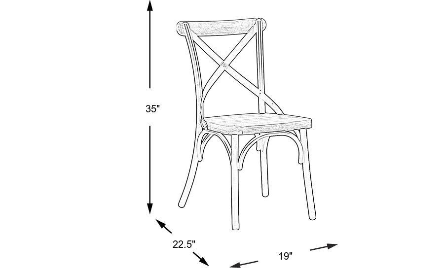 Dimension Image. Please refer to the Dimension Tab on this page for dimension details.