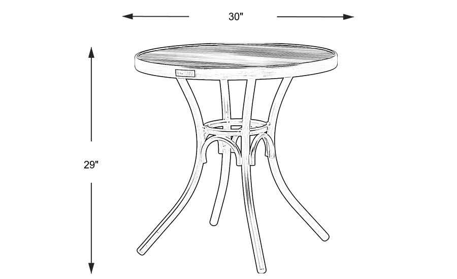 Dimension Image. Please refer to the Dimension Tab on this page for dimension details.