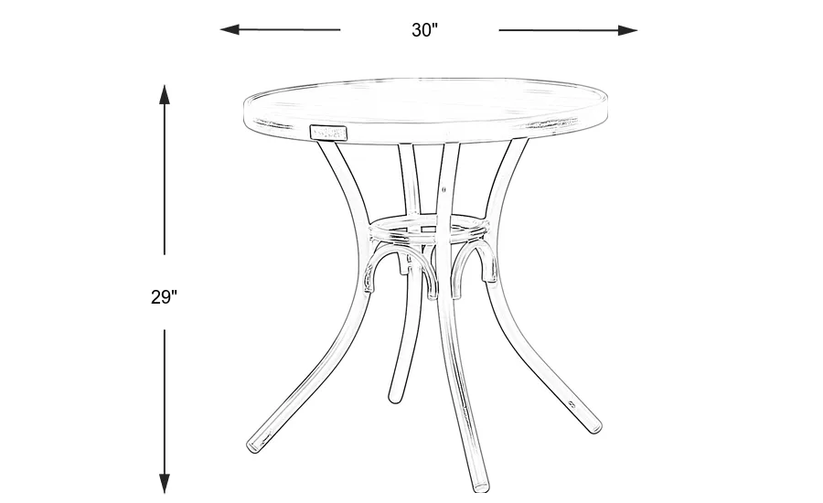 Dimension Image. Please refer to the Dimension Tab on this page for dimension details.