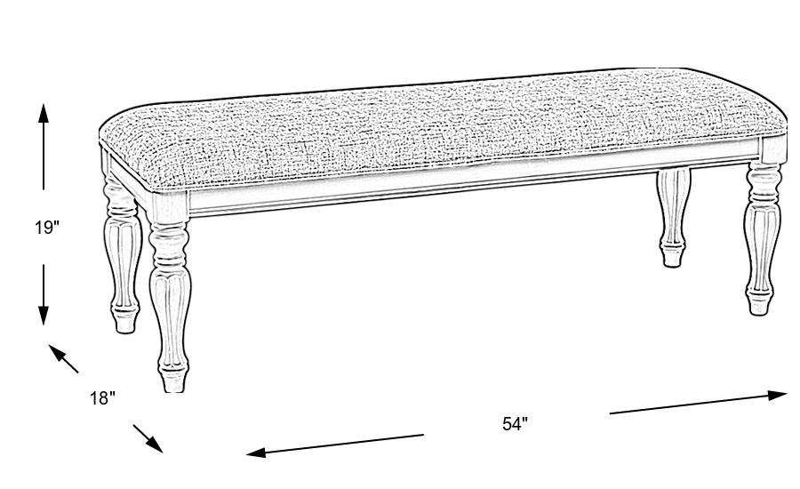Dimension Image. Please refer to the Dimension Tab on this page for dimension details.