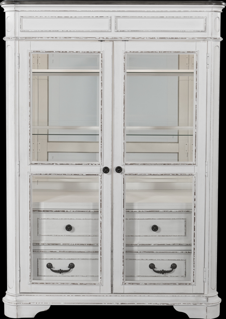 French Market White Cabinet - Thumbnail - Image 1