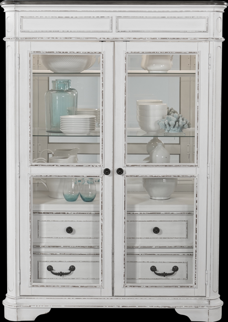 French Market White Cabinet - Thumbnail - Image 2