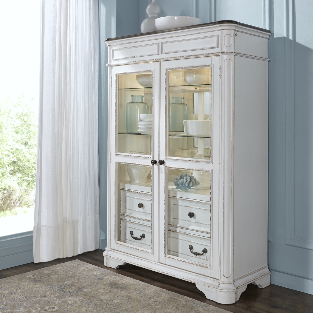 French Market White Cabinet - Thumbnail - Image 3