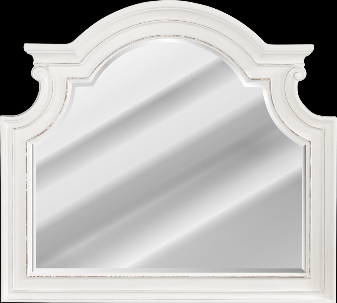 French Market White 5 Pc King Upholstered Bedroom - Thumbnail - Image 6